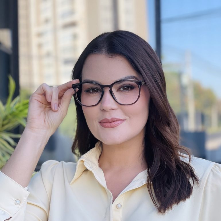 safine com br oculos 2 em 1 clip on hexagonal marrom transparente dulce 4