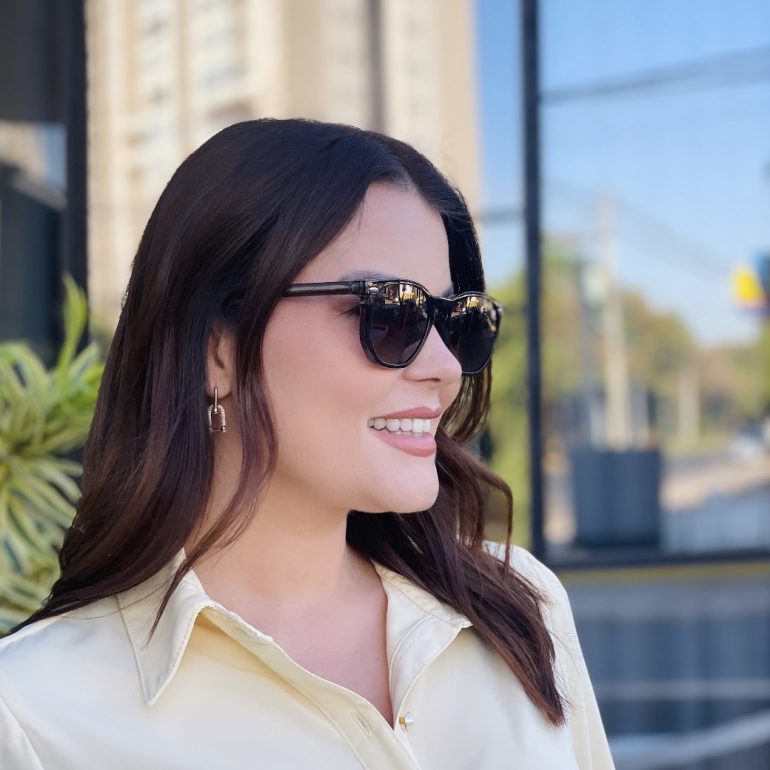 safine com br oculos 2 em 1 clip on hexagonal marrom transparente dulce 9