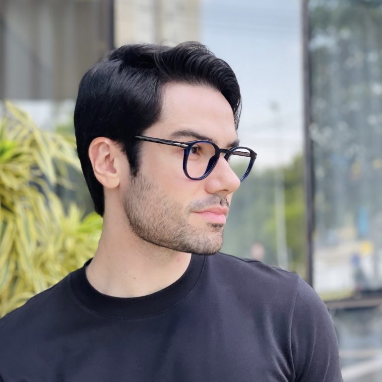 safine com br oculos 2 em 1 clip on masculino quadrado azul thales 4