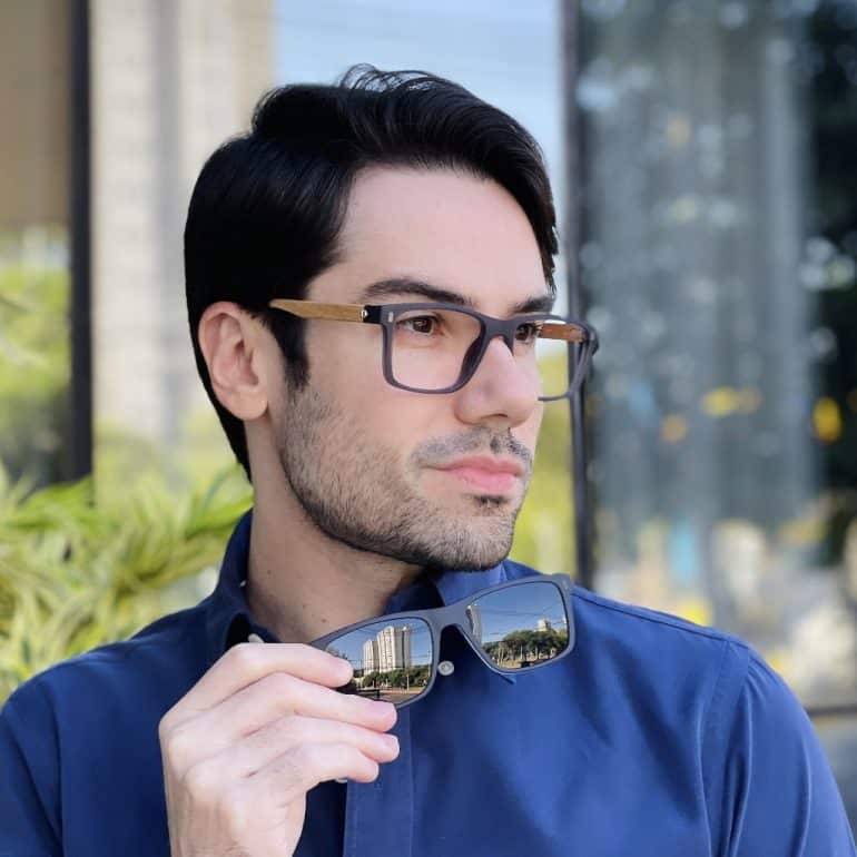 safine com br oculos 2 em 1 clip on masculino quadrado cinza luiz 1