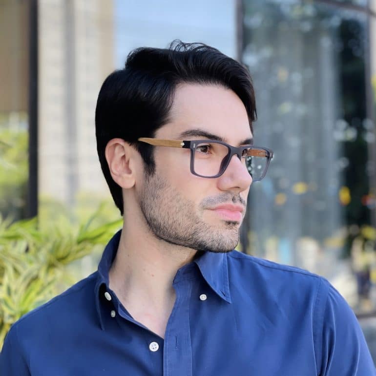 safine com br oculos 2 em 1 clip on masculino quadrado cinza luiz 4