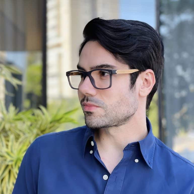 safine com br oculos 2 em 1 clip on masculino quadrado cinza luiz 5