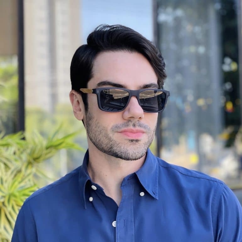 safine com br oculos 2 em 1 clip on masculino quadrado cinza luiz 6