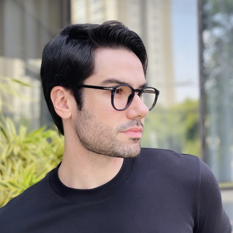 safine com br oculos 2 em 1 clip on masculino quadrado cinza thales 4