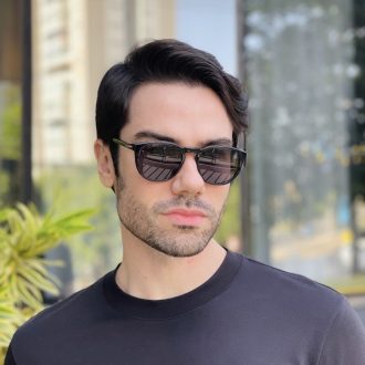 safine com br oculos 2 em 1 clip on masculino quadrado cinza thales 6