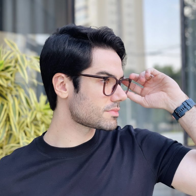 safine com br oculos 2 em 1 clip on masculino quadrado marrom mateus 4