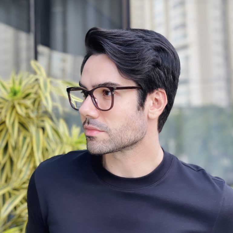 safine com br oculos 2 em 1 clip on masculino quadrado marrom mateus 5