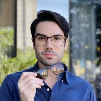 safine com br oculos 2 em 1 clip on masculino quadrado marrom murilo