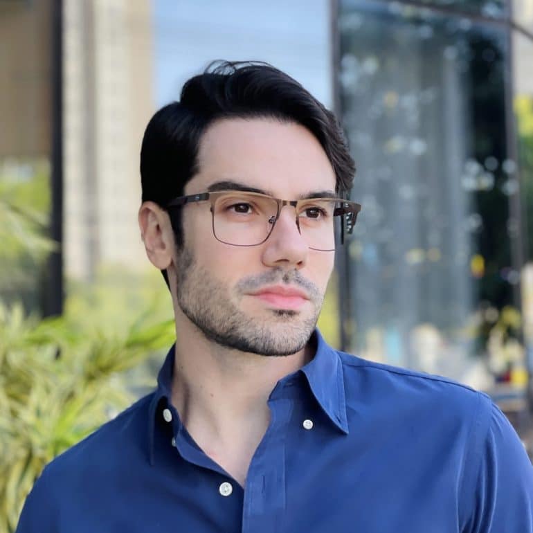 safine com br oculos 2 em 1 clip on masculino quadrado marrom murilo 4