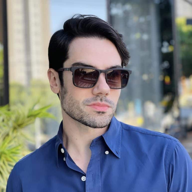safine com br oculos 2 em 1 clip on masculino quadrado marrom murilo 7