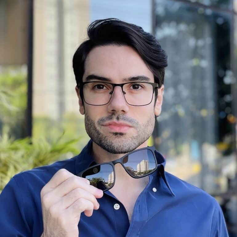 safine com br oculos 2 em 1 clip on masculino quadrado preto murilo