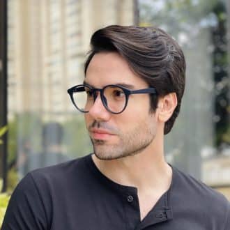 safine com br oculos 2 em 1 clip on masculino redondo azul enzo 5