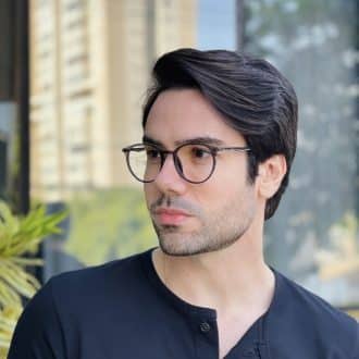 safine com br oculos 2 em 1 clip on masculino redondo cinza otto 2 0 5