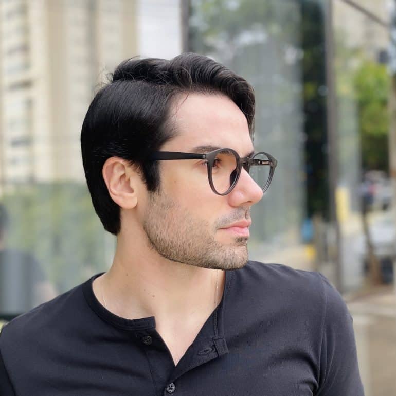 safine com br oculos 2 em 1 clip on masculino redondo grafite enzo 4