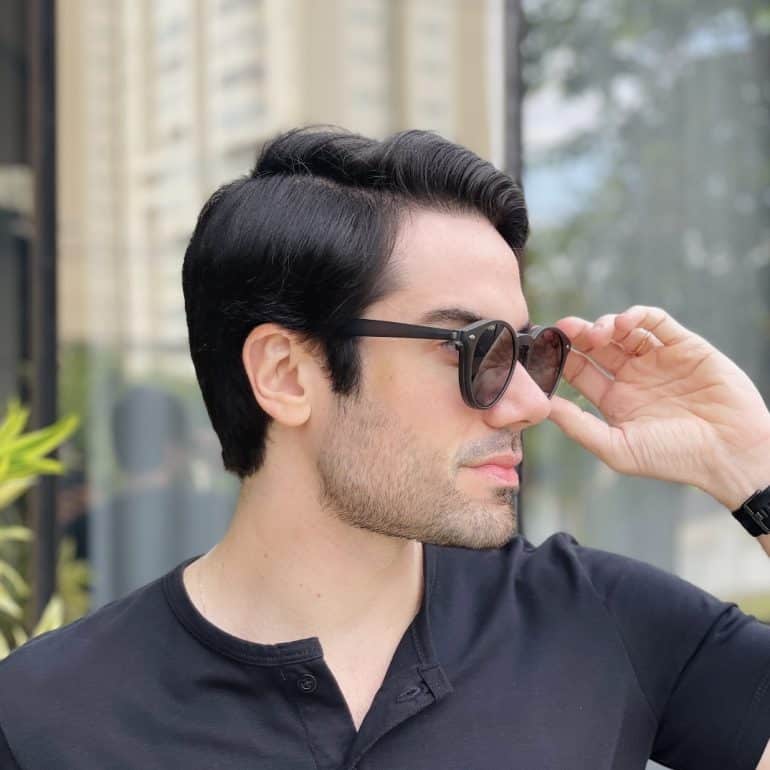 safine com br oculos 2 em 1 clip on masculino redondo grafite enzo 7