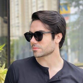 safine com br oculos 2 em 1 clip on masculino redondo grafite enzo 8