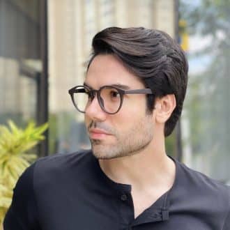 safine com br oculos 2 em 1 clip on masculino redondo marrom enzo 5