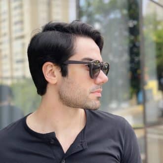safine com br oculos 2 em 1 clip on masculino redondo marrom enzo 7