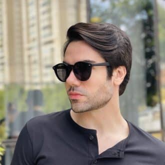 safine com br oculos 2 em 1 clip on masculino redondo preto enzo 8