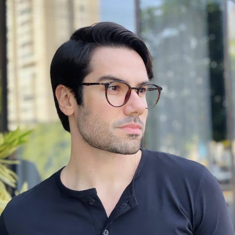 safine com br oculos 2 em 1 clip on masculino redondo tartaruga otto 4