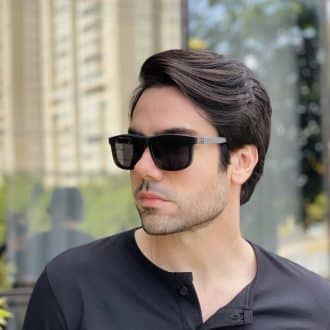safine com br oculos 2 em 1 clip on masculino retangular preto e cinza felippe 2 0 8