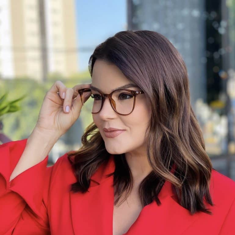 safine com br oculos 2 em 1 clip on redondo marrom transparente taina 2 0 4