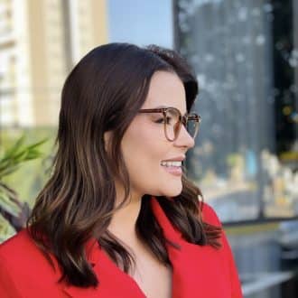 safine com br oculos 2 em 1 clip on redondo marrom transparente taina 2 0 6