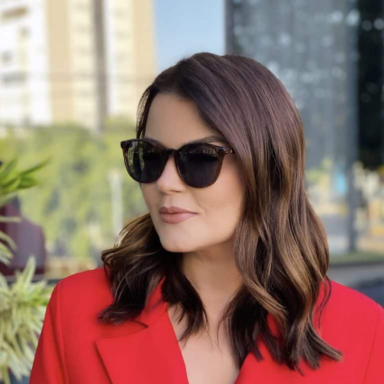 safine com br oculos 2 em 1 clip on redondo marrom transparente taina 2 0 7