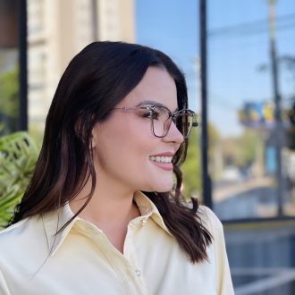 safine com br oculos de grau feminino quadrado marrom emily 2