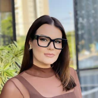 safine com br oculos de grau feminino quadrado preto liz 2 0