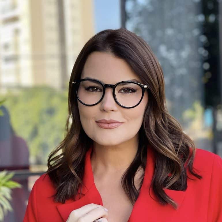 safine com br oculos de grau feminino quadrado preto manuela