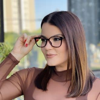 safine com br oculos de grau feminino quadrado tartaruga manuela 5