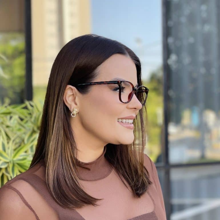 safine com br oculos de grau feminino quadrado tartaruga manuela 7