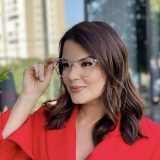 safine com br oculos de grau feminino quadrado transparente manuela 1