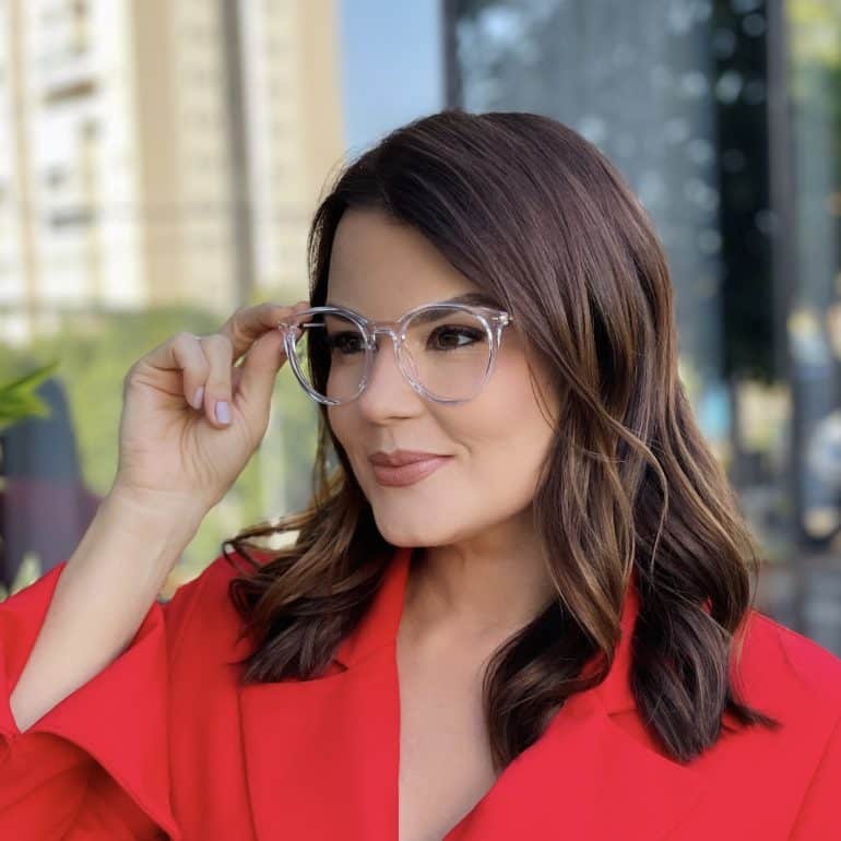 safine com br oculos de grau feminino quadrado transparente manuela 1