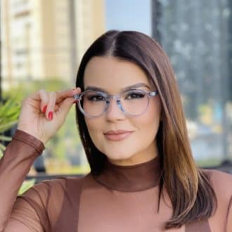safine com br oculos de grau feminino redondo azul maite 3