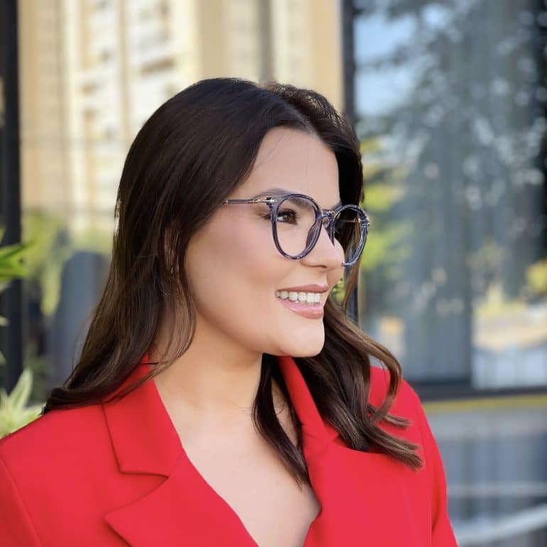 safine com br oculos de grau feminino redondo cinza cecilia 2