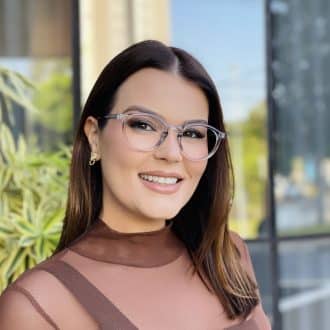 safine com br oculos de grau feminino redondo cinza maite