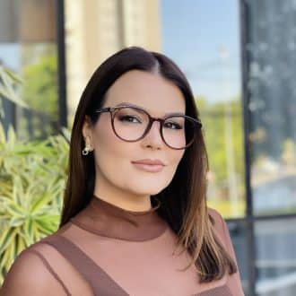safine com br oculos de grau feminino redondo marrom laura