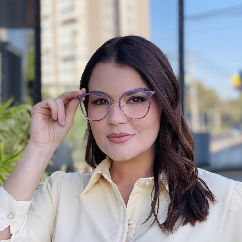 safine com br oculos de grau feminino redondo nude degrade alice 3