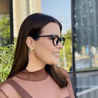 safine com br oculos de grau feminino redondo preto maite 2