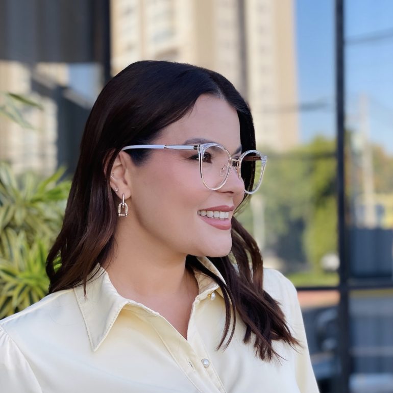 safine com br oculos de grau feminino redondo transparente alice 2