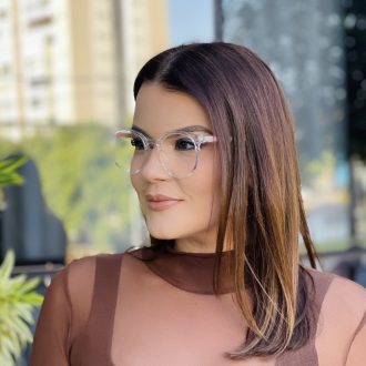 safine com br oculos de grau feminino redondo transparente isabel 2 0 1
