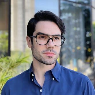 safine com br oculos de grau masculino aviador preto john 2 0 1