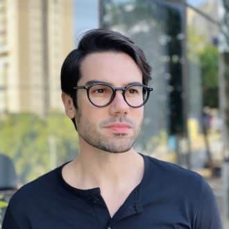 safine com br oculos de grau masculino redondo preto cristiano 1