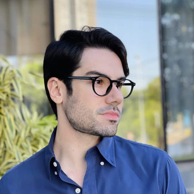 safine com br oculos de grau masculino redondo preto eduardo 2 0 2