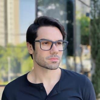 safine com br oculos de grau masculino retangular azul ricardo 3