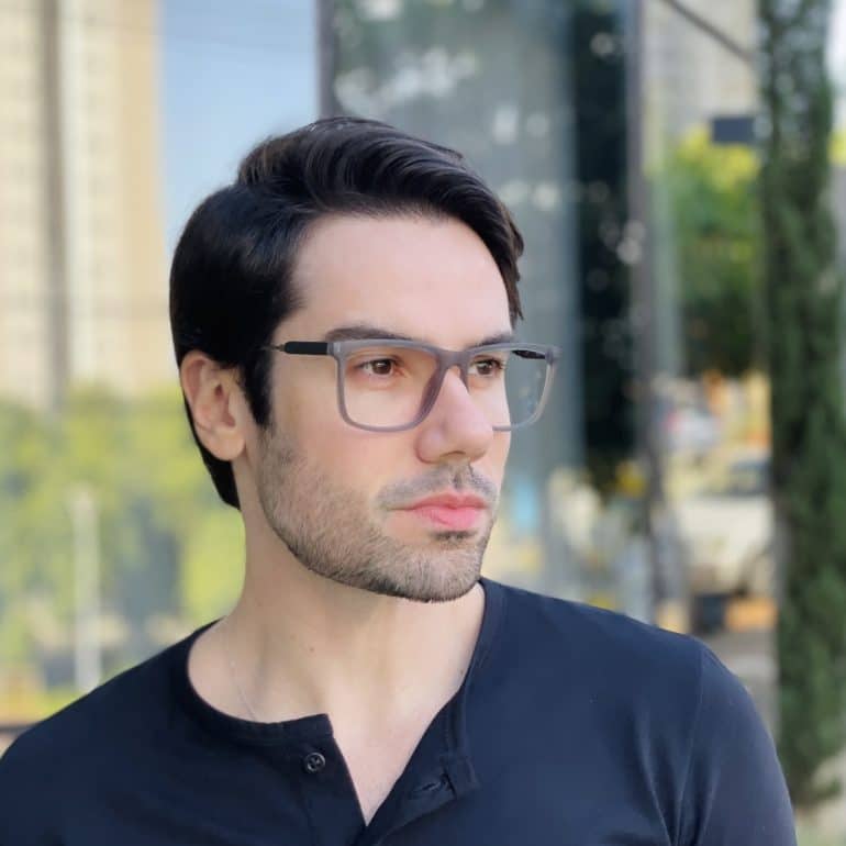 safine com br oculos de grau masculino retangular cinza ricardo 2