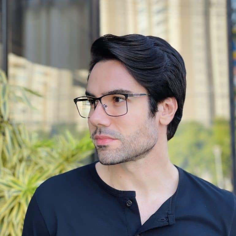 safine com br oculos de grau masculino retangular preto cesar 7