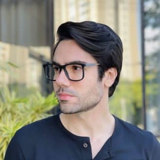 safine com br oculos de grau masculino retangular preto ricardo 3